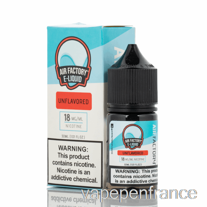 Sans Saveur - Sels D'usine D'air - Stylo Vape 30 Ml 18 Mg